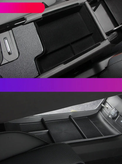 For Geely Cityray 2024 2025 Car Styling Under Center Console Organizer Storage Box Armrest Storage Box Auto Accessories