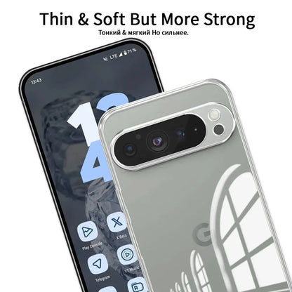 Ultra Thin Transparent Case For Google Pixel 9 Pro XL Case For Google Pixel 9 8 6 7 Pro 9A 8A 7A 6A Shockproof Soft Phone Cover