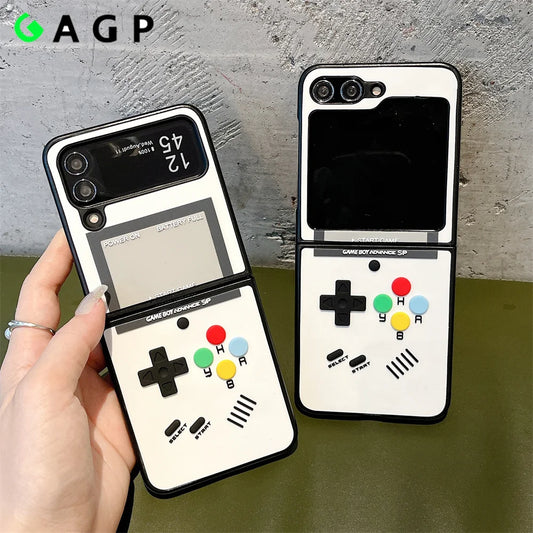 Cute Creative Game Case for Samsung Z Flip 6 5 4 Luxury Coque for Samsung Galaxy Fold Z Flip 6 3 4 5 flip5 flip4 flip6 Cover