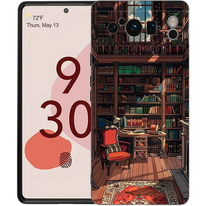Read Books illustration Phone Case Cover for Google Pixel 9 8 7 6 7A 6A Pro Shockproof Silicone Soft 9 Pro XL Shell Capas Fundas