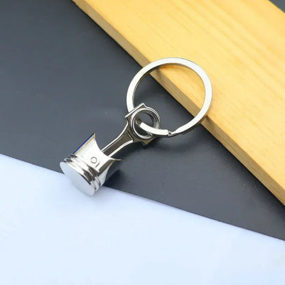 Creative Mini Auto Parts Car Wheel Keychain Auto Enthusiast Metal Keyring Accessories Key Ring Chain for Men Woman Lover Gift