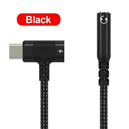 USB C to 3.5mm Jack AUX Audio Adapter 2 in 1 Type C OTG Splitter Headphone Cable Converter For iPhone 15 Samsung S24 S23 Xiaomi