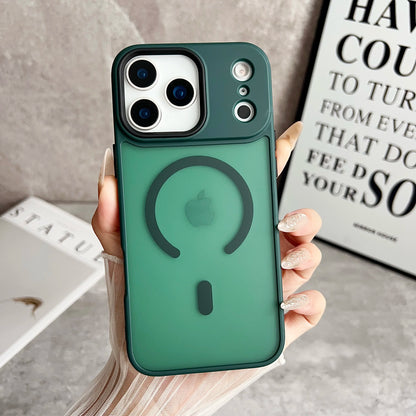 Luxury Magnetic Magsafe Wireless Charge Phone Case For iPhone 17 Pro Max 16 15 14 13 12 11 Pro Max 17 Air Shockproof Matte Cover