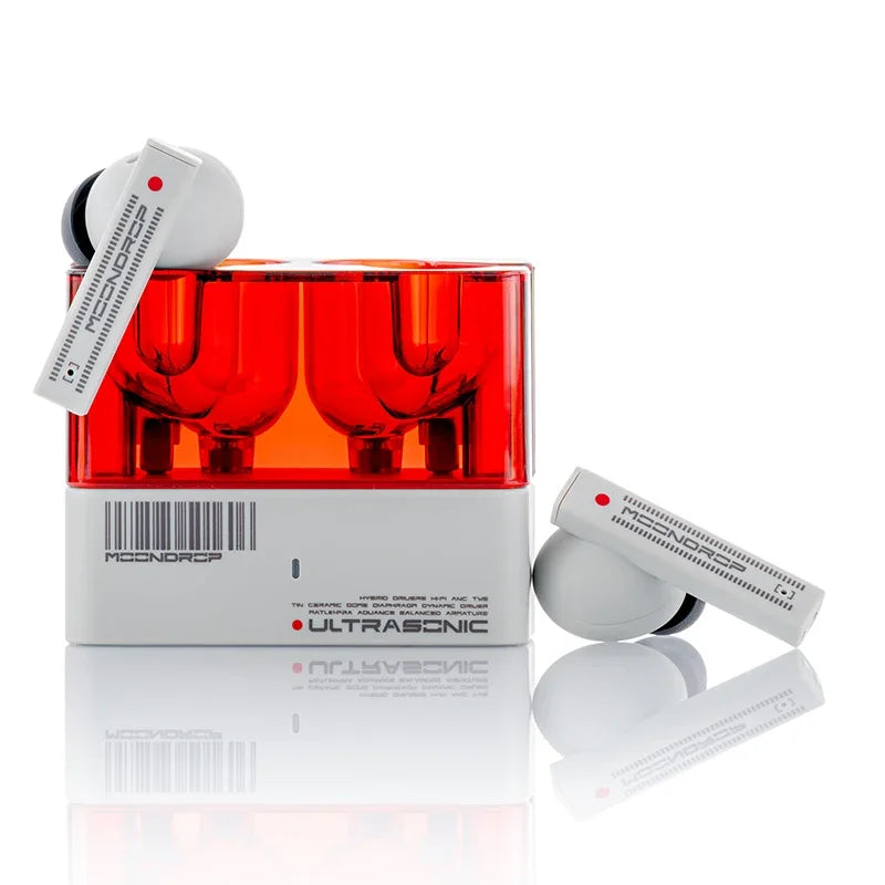 Moondrop UltraSonic Hybrid Drivers TWS Hybrid Hi-Fi ANC True Wireless Stereo Earphone Bluetooth 5.3 Lossless Earbuds ios Android