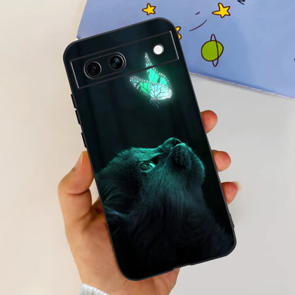 For Google Pixel 8A Case Stylish Painted Cover Soft TPU Shockproof Phone Case For Google Pixel 8 Pro Pixel8A Fundas Coque Bumper