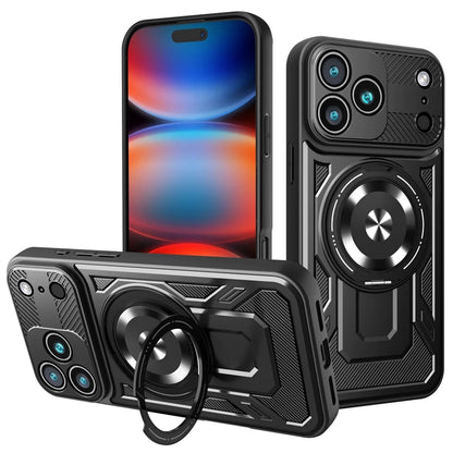Magsafe Wireless Charging Stand Holder Cover For iphone 17 Pro Max iphone17 Air 5G Magnetic Ring Armor Phone Case