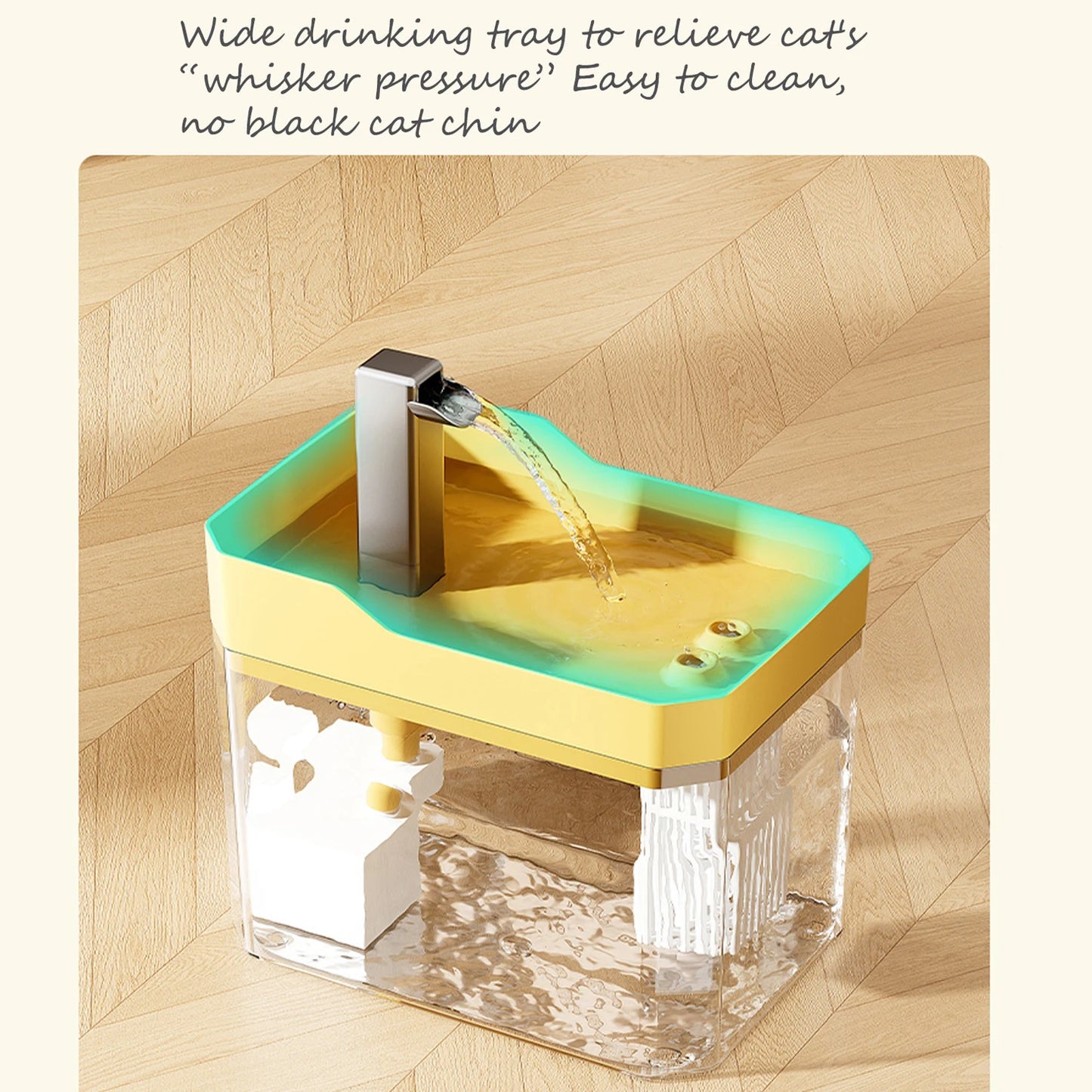 USB Cat Water Dispenser with Pump Water Filter Silent Anti-Dry Burning Automatic Recirculating Pet Live Water Flow Drinker