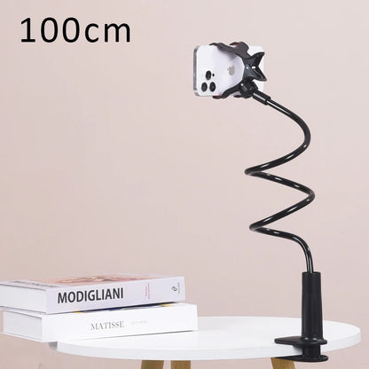360 Clip Mobile Phone Holder Stand Portable Flexible Lazy Bed Desktop Bracket Desk Mount Stand Base For iPhone Samsung Xiaomi