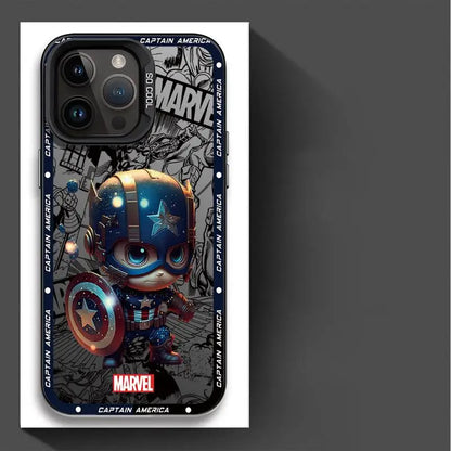 Marvel Ironman Deadpool Phone Case for Apple iPhone 16 15 Pro Max 13 14 Plus 12 11 Pro plus  Matte