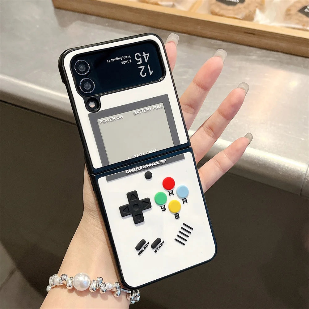 Cute Creative Game Case for Samsung Z Flip 6 5 4 Luxury Coque for Samsung Galaxy Fold Z Flip 6 3 4 5 flip5 flip4 flip6 Cover