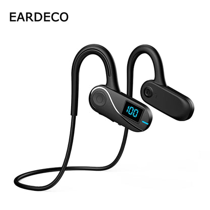 EARDECO Running Sport Neckband Wireless Headphones Handsfree Bluetooth Headphone Riding Bluetooth Earphone with Mic On Ears