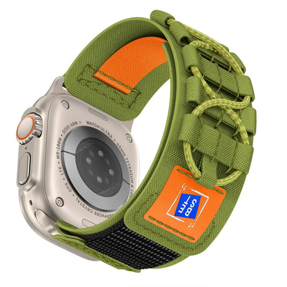 Tactical Strap for Apple Watch Band 49 45mm 44mm 41 40mm Nylon Alpine Trail Loop Bracelet for IWatch Series Ultra 2 9 8 7 5 6 Se