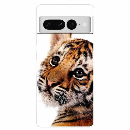Case for Google Pixel 8 Pro / 7 7Pro Cover Pixel 8Pro Silicone Soft TPU Clear Funda for Google Pixel 8 5G Phone Shells Animals