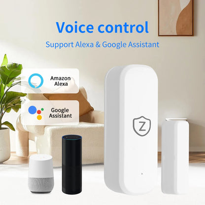 Tuya WiFi/Zigbee Door Sensor Smart Home Devices Smart Life Remote Control Automation Residential Security Protection