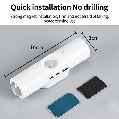 LED Cabinet Lights Motion Sensor Ambient Light Magnetic RGB Rechargeable Wall Sunset Lamp Hallway Stairs Kitchen Night Light