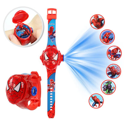 3D Cartoon Stitch Kids Watches For Girls Projection Unicorn Mickey Children Watch Digital Clock Gift Dropshipping montre enfant