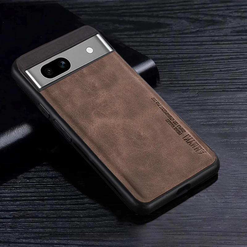 2025 Silicone Soft TPU Bumper cover For Google Pixel 7 7A Pro Case PU leather Silicone Case For Google Pixel 8 8A Pro Case
