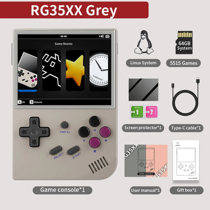 ANBERNIC RG35XX Plus/RG35XX Retro Handheld Game Console 3.5″ IPS Screen Linux Portable Video Game Player Support HD-M-I TV Output