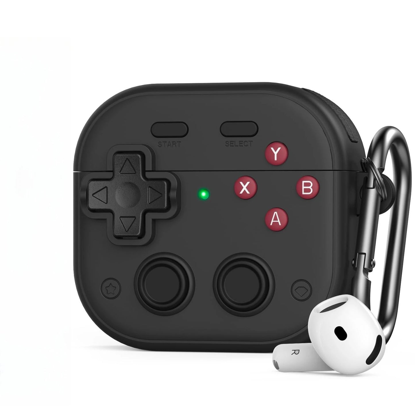 Case For Apple AirPods 4 With Lock Hard Earphone Protector Cover For Air Pods 4th Gen 2024 Case With Keychain ForAirPod Pro Case