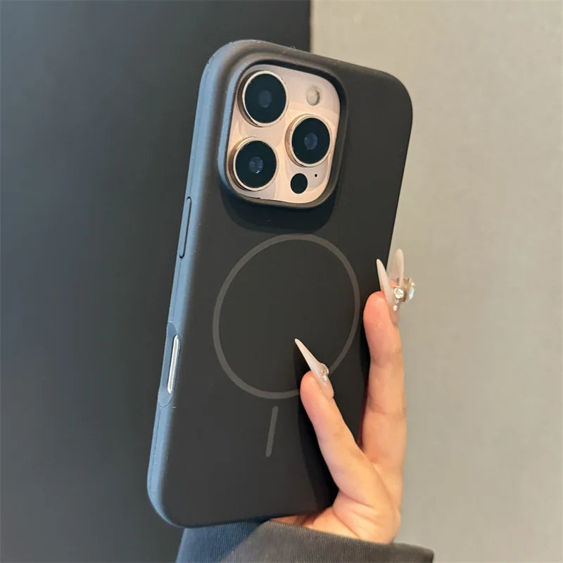 Original Liquid Silicon Magsafe Case For iPhone 17 Air 16 15 Plus 14 13 12 11 Pro Max Magnetic Wireless Charge Soft Rubber Cover