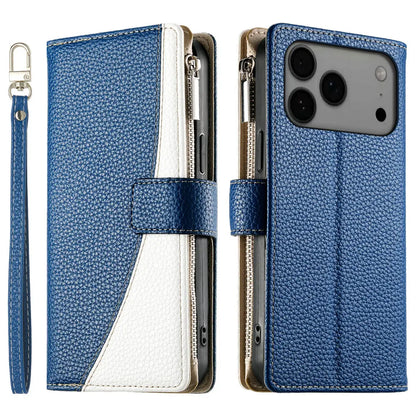 For iPhone 17 Pro Max 5G 2025 6-Card Zipper Leather Crossbody Funda For iPhone 17 Air Luxury Cover for iPhone 17 Pro Flip Case
