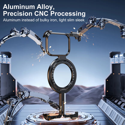 Eary for Google Pixel 9 Pro XL Fold Phone Case with Magsafe 360°Rotatable Kickstand Frameless Protective for Pixel Bumper Cover