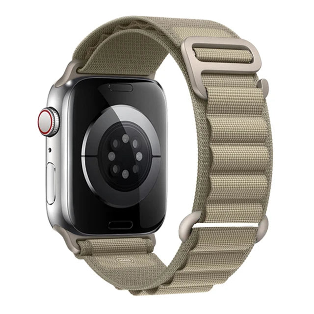 for Apple watch Straps 45mm 46mm 49mm 42mm iwatch Band 44mm 41mm 40mm Nylon Alpine bracelet correa Series 10 9 8 7 6 SE Ultra 2