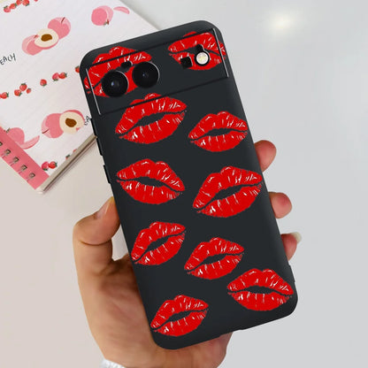 For Cover Google Pixel 6 Case Cute Cat Cartoon Bumper Back Shockproof Soft TPU Case For Google Pixel 6A 6PRO Pixel 6 Phone Cases