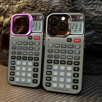 Funny Stylish Calculator Pattern Case For Samsung Galaxy A56 A55 A53 A52 A36 A35 A34 A25 S25 S24 S23 Ultra S22 Plus S21 FE Cover
