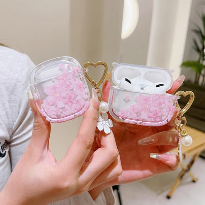 Lovely Floral Flowers For Apple AirPods 1 2 Pro2 Bluetooth Headphone Cover 3rd Generation Silicone Soft Cover Protective Case