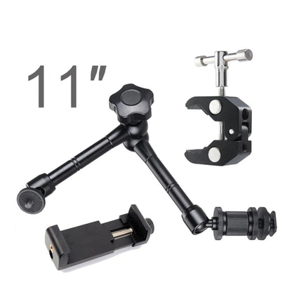 Magic Arm Cell Phone Holder Desktop Smartphone Mount Telephone Stand with Clamp Mobile Cellphone Bracket for Iphone Xiaomi