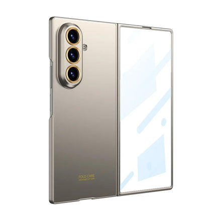Luxury Fashionable Ultra-thin Phone Case For Samsung Galaxy Z Fold 7 5G With Screen Glass Protect Film Matte Protector Cover