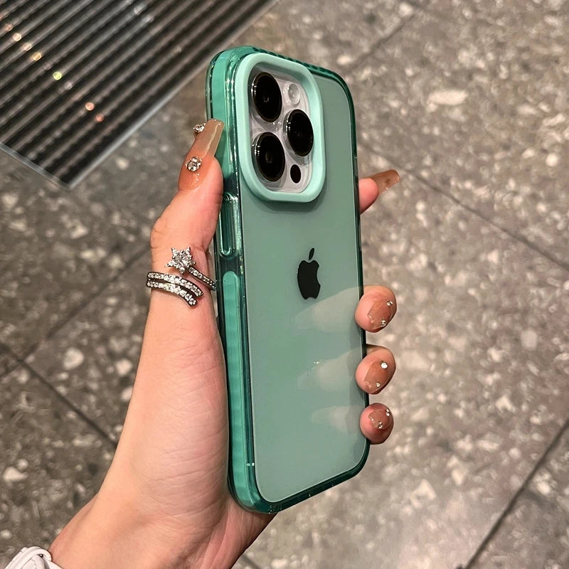 Luxury Transparent Case For iPhone 15 14 13 12 11 Pro Max 7 8 Plus X Xs Max XR Shockproof Clear Soft TPU Cover