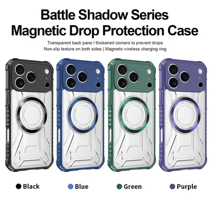 Shockproof Armor Magnetic Case for IPhone 17 Air 16E 15 14 Plus 13 12 11 17 Pro Max for Magsafe Wireless Charging PC Hard Case