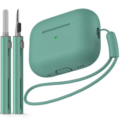 AirPods Pro Case Cover with Cleaner Kit Soft Silicone Protective Case for Apple AirPod Pro 2nd 1st Generation Case for Women Men