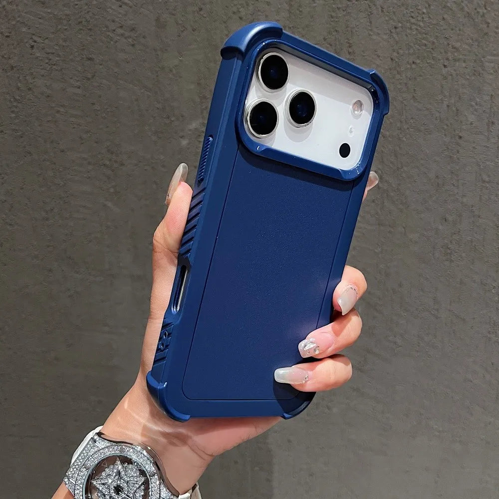 Hard Armor Case For iPhone 17 Air 16 15 14 Plus 13 12 11 Pro Max 16Pro 17Pro 17ProMax Military Shockproof Defender Cool Cover