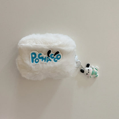 Kawaii Plush Case for Airpods 1/2 Pro 3rd Pro2 Sanrio Kitty Melody Kuromi Pochacco PomPurin Earphone Cover Anti-Fall Protection