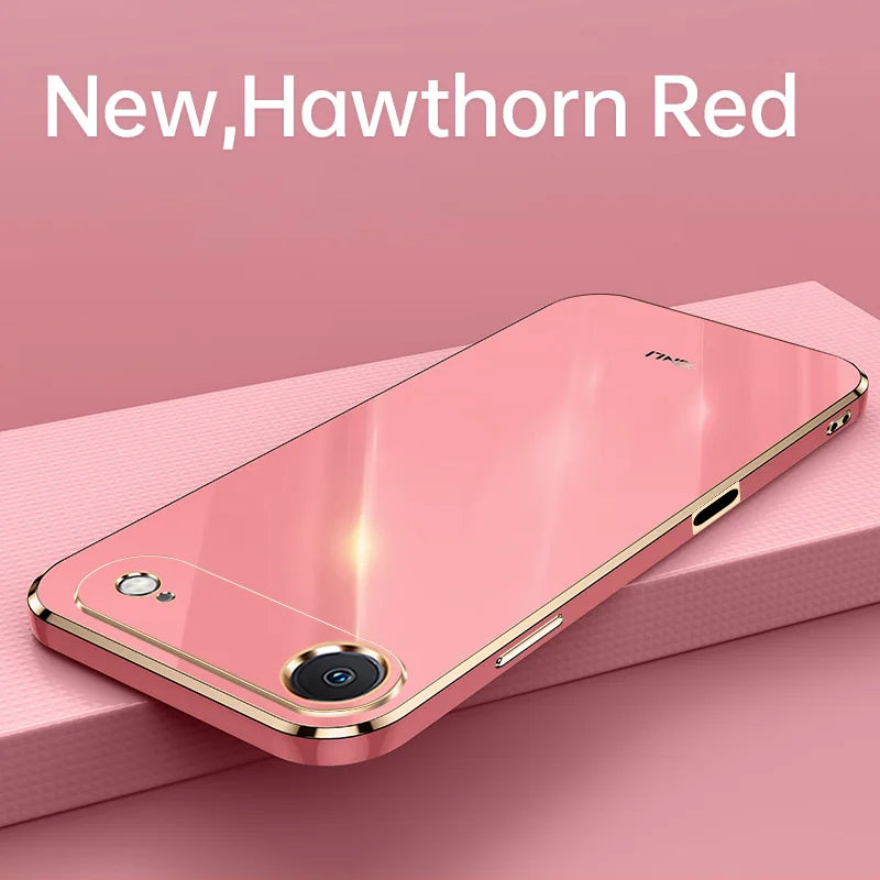 For iPhone 17 Air 17Air Case for Apple 17pro17Max ProMax Ultra Thin Solid Color Soft Silicone Cover Grade Protection Anti Scratc