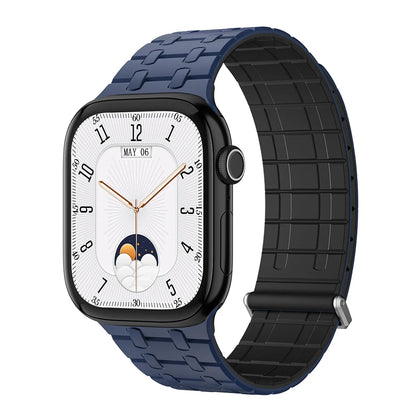 Magnetic Strap for Apple Watch Ultra 2 49mm Sport Silicone Loop Band for Iwatch Series 10 9 8 7 6 5 4 Se 46mm 45mm 44mm Correa