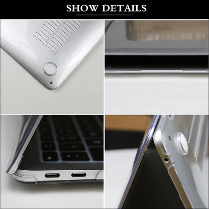 Laptop Cases for Macbook Pro 14 Case M2 A2779 2023 Pro 16 Cover M3 M4 M1 Mac Book Air 13 Case 2022 13.6 A2681 Air 15.3 A2941