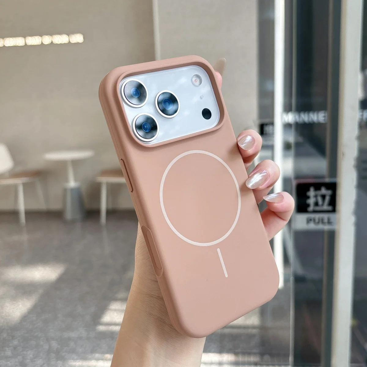 Official Orange Silicone Magnetic For Magsafe Phone Case For iPhone 17 Air 16 15 14 13 12 11 Pro Max Plus Wireless Charge Cover