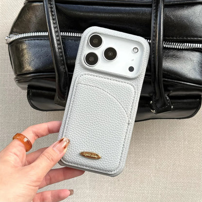 Cards Solt Wallet Leather Phone Case for IPhone 17 Air 17 16 Pro Max 15 Plus 14  11 13 12 Mini Purse Card Protective Cover