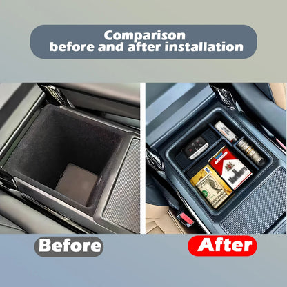 Car Storage Box for Range Rover 2013-2024 Interior Armrest Organizers for Range Rover Sport Vogue Center Console Tidying Tray