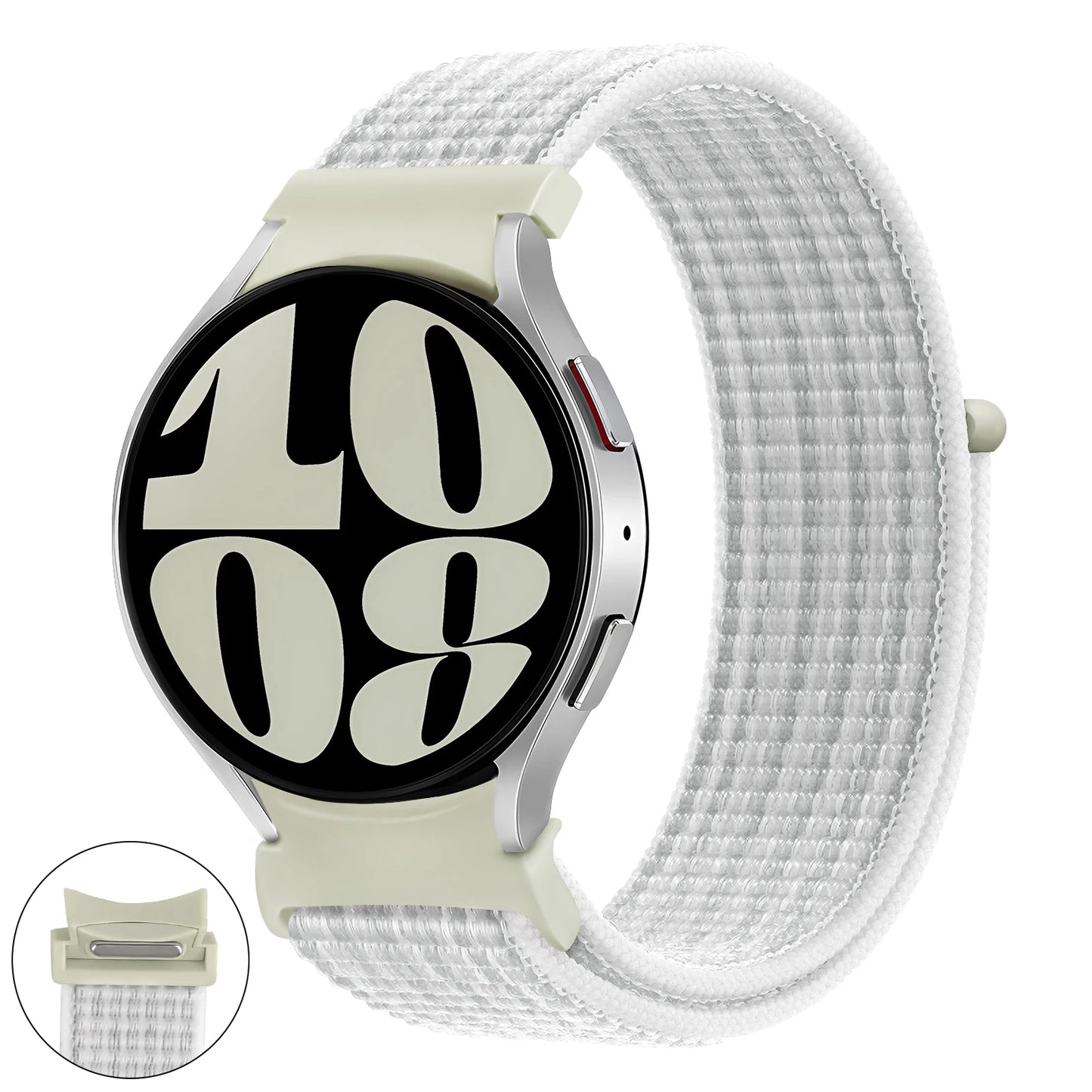 Nylon loop Band For Samsung Galaxy Watch 7 6 5 4 44mm 40mm 5 pro 45mm Sport 20mm bracelet Galaxy Watch6 Classic 47mm 43mm Strap