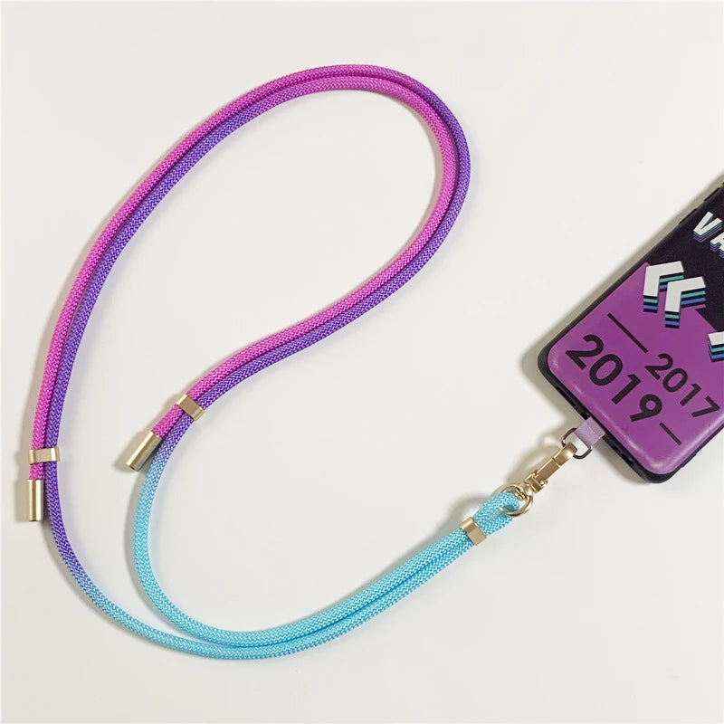 New Fashion Mobile Phone Lanyard Adjustable Outdoor Straps Universal Case Crossbody Shoulder Card Rope Anti-lost Chain for IPhone