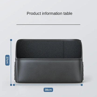 Leather Car Seat Middle Hanger Storage Bag Luxury Auto Handbag Holder Between Seats Tissue Water Cup Pockets Stowing Tidying