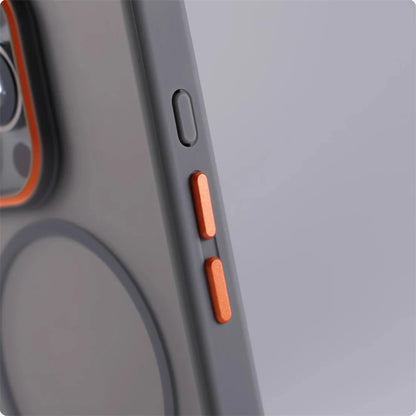 Luxury Matte Translucent Magnetic Case For iPhone 16 Pro Max 15 14 Plus 13 Pro 12 For Magsafe Wireless Charging Shockproof Cover