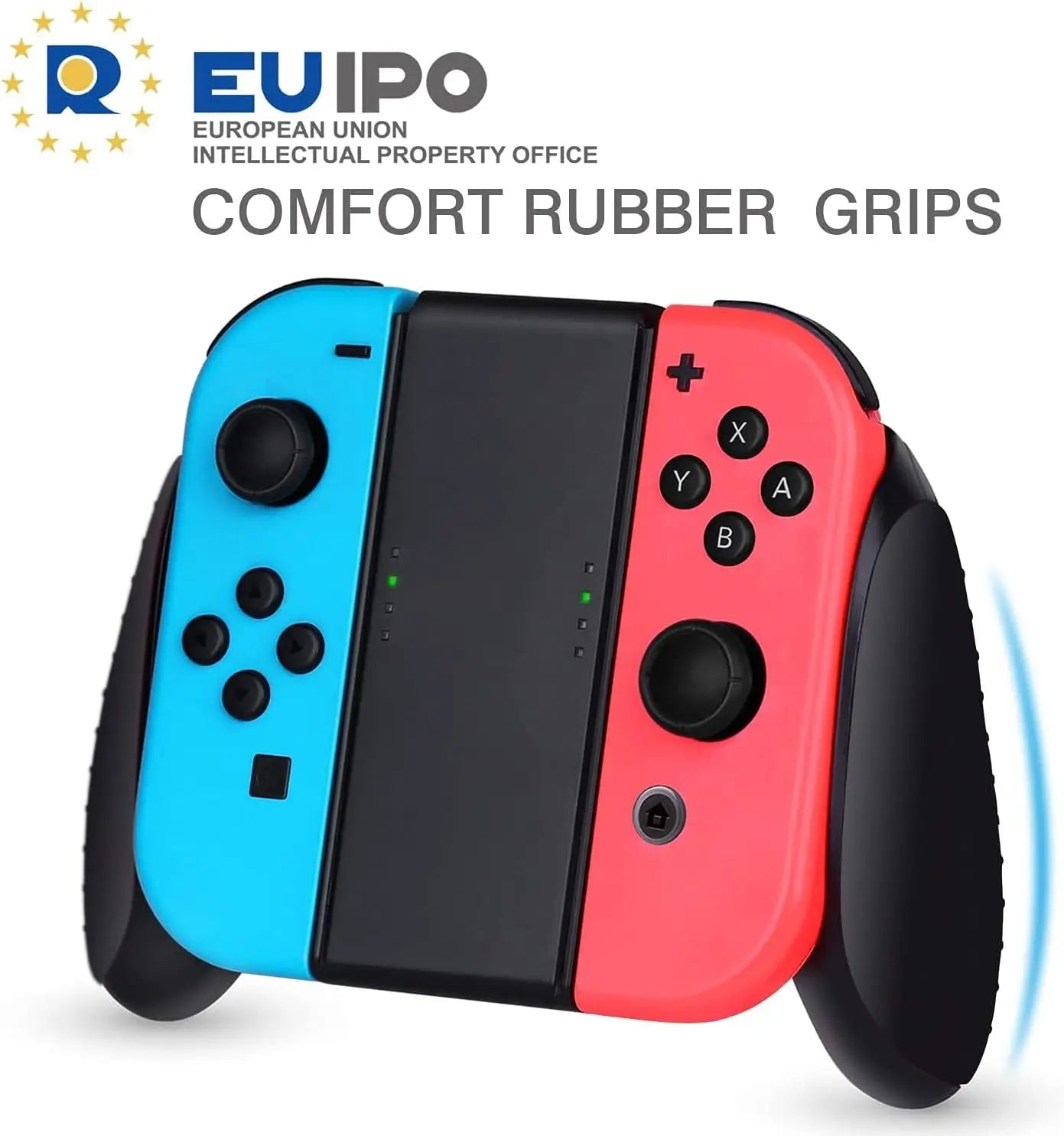 Compatible with Nintendo Switch/Switch OLED Joy-Con, 3 in 1 Wear Resistant Game Switch Controller Handle Case Kit