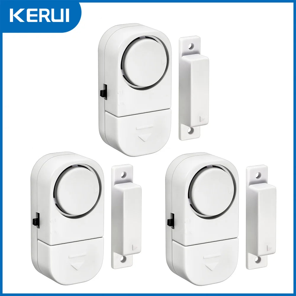 KERUI Door Window Sensor Independent Opening Magnetic Door Sensor 90db Wireless Security Alarm