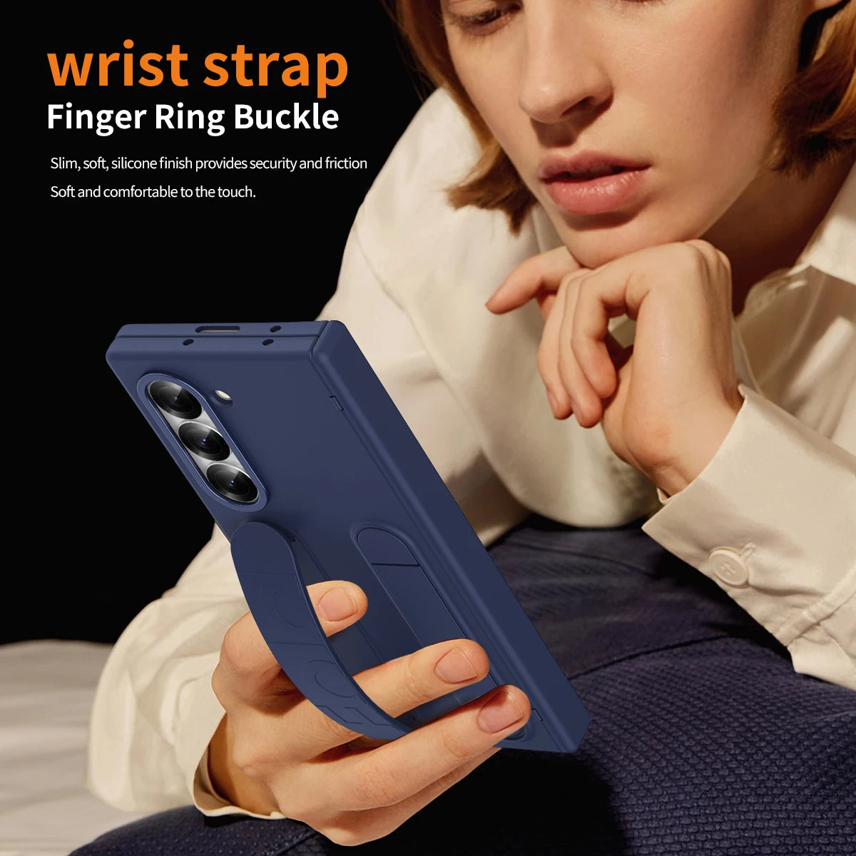 Plating Clear Hinge Magnetic Case For Samsung Galaxy Z Fold 4 5 with Pen Holder Full Screen Protector Phone Cover Fold 7 6 3 5G